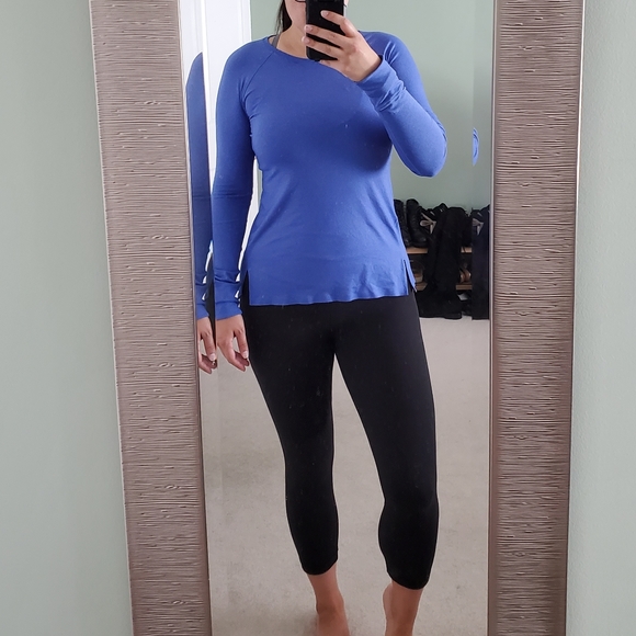 RYU blue longsleeve running top size medium - Picture 2 of 8